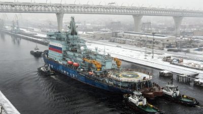 Russischer atombetriebener Eisbrecher beendet Testfahrt in der Arktis