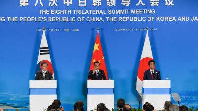 China, Südkorea und Japan rücken gegen Nordkorea zusammen