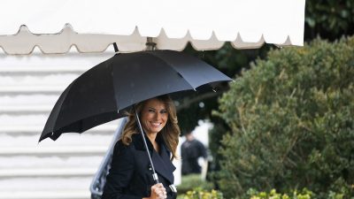 First Lady schläft im Weißen Haus ein Stockwerk über Trump