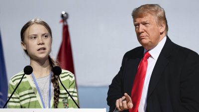 Greta Thunberg und Trump