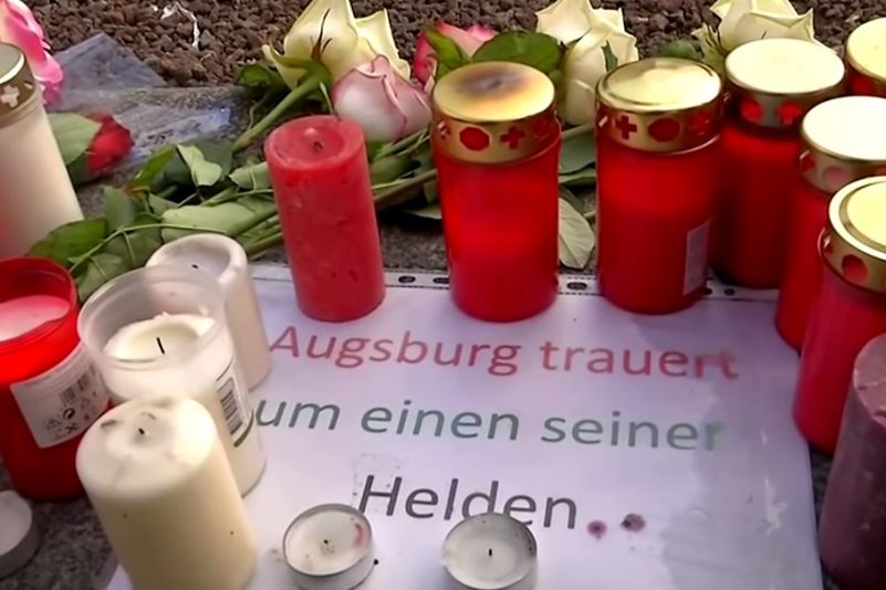 Kranz-Schändung in Augsburg: Antifa attackiert Gedenken an getöteten Feuerwehrmann durch AfD-Landtagsfraktion