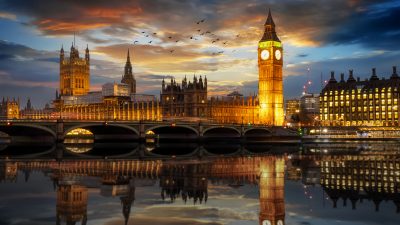 Londoner Big Ben läutet zum Ende der Brexit-Übergangsphase