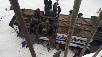 19 Tote bei schwerem Busunfall in Sibirien