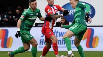 Bielefeld an Zweitliga-Spitze – VfB patzt in Sandhausen