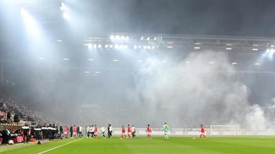 Frankfurter Fan-Randale vor Mainz-Spiel