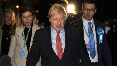 Wahlsieger Boris Johnson sieht freie Bahn für Brexit