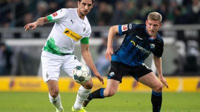 Sieg gegen Paderborn: Gladbach schließt zu Leipzig auf
