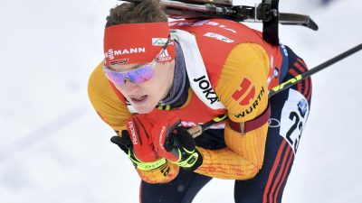 Vier deutsche Biathleten beim Bö-Sieg in den Top-Elf