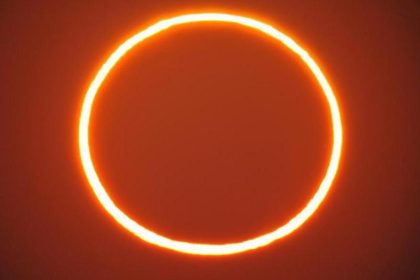 Ringförmige Sonnenfinsternis begeistert Beobachter