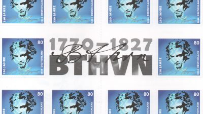 Mit Beethoven um die Welt: Konzerte und Sonderbriefmarken zum 250. Geburtstag