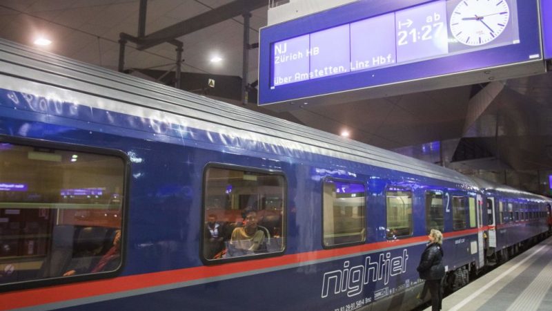 Wien – Nürnberg – Frankfurt – Köln – Brüssel: Neuer Nachtzug immer sonntags und mittwochs