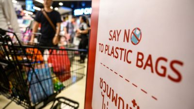 Supermärkte in Thailand geben keine Plastiktüten mehr aus
