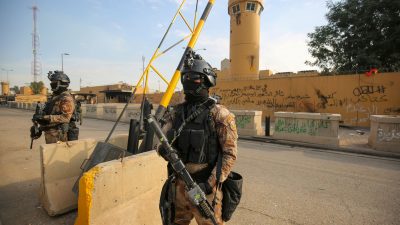 Raketeneinschlag nahe der US-Botschaft in Bagdad