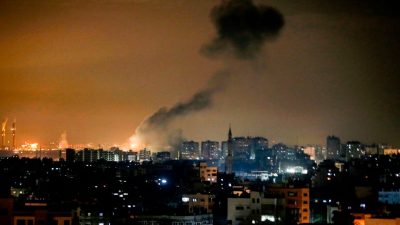 Nach Angriff aus Gazastreifen: Israelische Armee fliegt Luftangriffe auf Ziele der Hamas