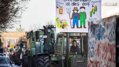 „Agrarwende anpacken, Klima schützen!“: Zehntausende demonstrieren in Berlin für Agrarwende, Arten- und Klimaschutz