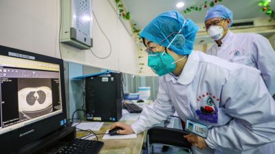 Coronavirus: Staatsmedien der KP Chinas kündigen 100.000 neue Krankenhausbetten für Hubei an