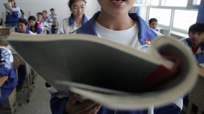 China verbannt ausländische Schulbücher aus Grund- und Oberschulen
