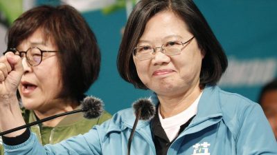 Amtsinhaberin Tsai siegt laut Hochrechnungen bei Präsidentenwahl in Taiwan