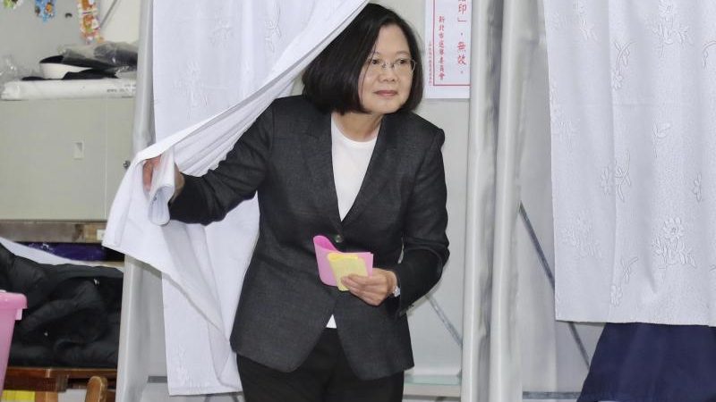 Wahlen in Taiwan: Sieg von Präsidentin Tsai erwartet