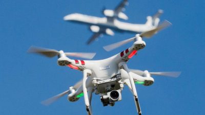 Flugverkehr am Frankfurter Airport wegen Drohne zeitweise unterbrochen