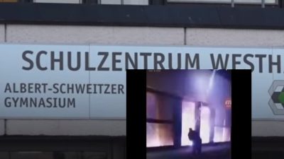 Wolfsburg-Westhagen: Brandanschlag auf Gymnasium – Polizei und Feuerwehr mit Raketen beschossen