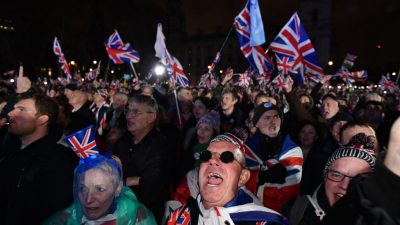 „Wir sind eine freie Nation“: Großbritannien verlässt die EU nach 47 Jahren
