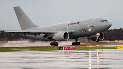 Luftwaffe startet mit Corona-Hilfsflügen
