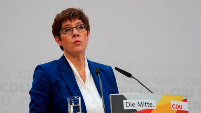 CDU-Nachfolge: AKK warnt vor übertriebener Eile – Kurz fordert klare Verhältnisse in Deutschland