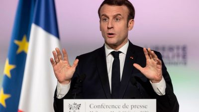Macron will keine „Statuen niederreißen“ – Frankreich wird seine „Zukunft nicht auf Chaos aufbauen“