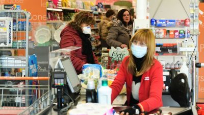 Angst macht sich breit: Nächtliche Hamsterkäufe in italienischen Großstädten