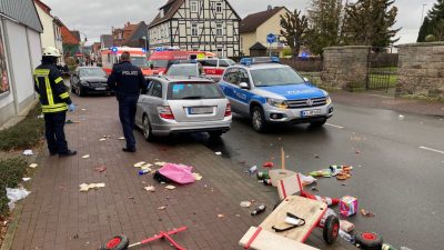 UPDATE:  Auto fährt in Karnevalsumzug – Bouffier warnt vor Spekulationen – Polizei bittet um Hinweise