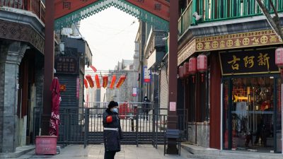 Einwohner Pekings in Sorge vor hoher Ansteckungsgefahr des Coronavirus