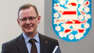 Thüringer Linke ruft CDU und FDP zu Unterstützung Ramelows im ersten Wahlgang auf