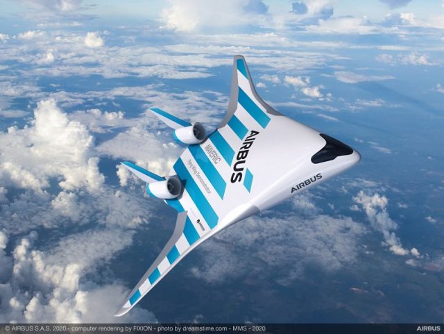 3D-Rendering des neuen Maveric-Flugzeugs.