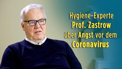 Interview: Hygiene-Facharzt Professor Zastrow zur Angst vom Coronavirus
