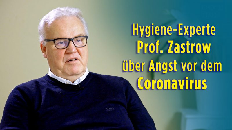 Hygiene-Facharzt: Professor Zastrow über die Angst vor dem Coronavirus