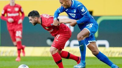 Dämpfer für Leverkusen nach Führung in Hoffenheim