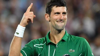 Djokovic strebt gegen Thiem achten Melbourne-Triumph an