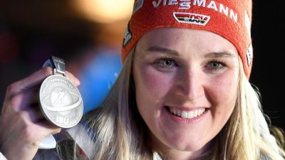 Deutsche Biathlon-Frauen über 15 Kilometer gefordert