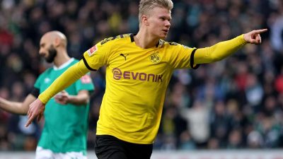 Vorne Haaland, hinten stabil: Dortmund bleibt im Titelrennen