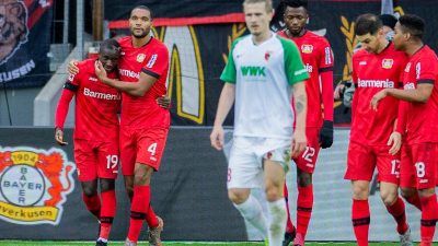 Starker Diaby führt Bayer zum 2:0-Sieg gegen Augsburg