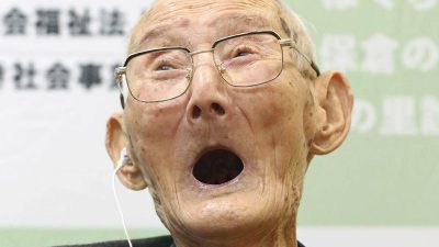 Ältester Mann der Welt mit 112 Jahren in Japan gestorben