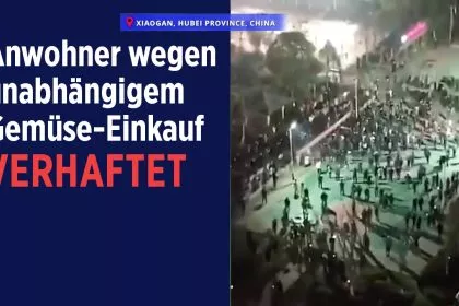 Video: Anwohner wegen unabhängigem Einkauf von Gemüse verhaftet