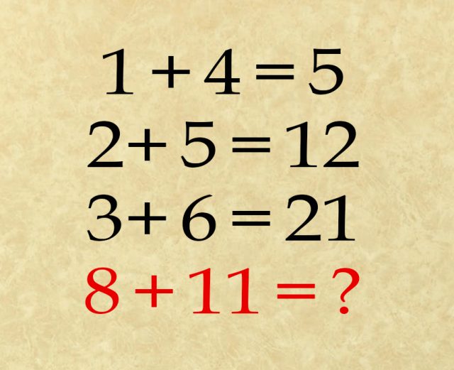 Versuchen Sie das Rätsel zu lösen, bevor Sie nach unten scrollen.
