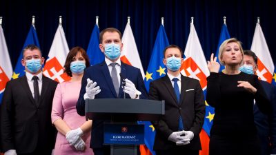 Neue slowakische Regierung vereidigt
