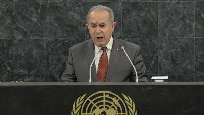 Algerier Lamamra soll neuer UN-Sondergesandter für Libyen werden