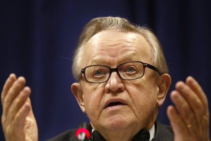 Finnischer Ex-Präsident Ahtisaari mit Coronavirus infiziert