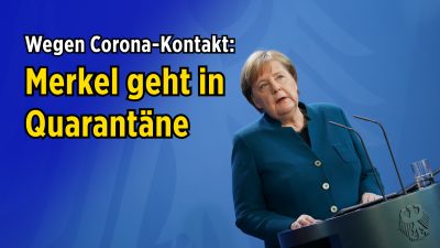 Merkel in häuslicher Quarantäne
