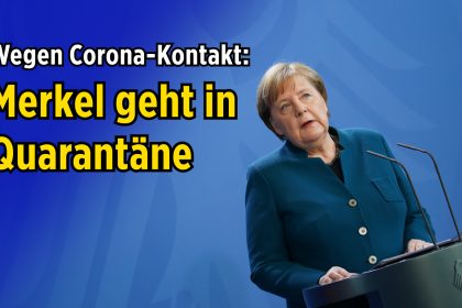 Merkel in häuslicher Quarantäne
