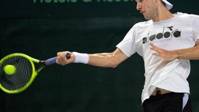 Struff eröffnet Davis-Cup-Partie gegen Weißrussland